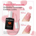 8-In-1 Peach Blush Hema-Free Builder Gel 15ml Builder Gel MODELONES 