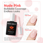 8-In-1 Pink Cloud Hema-Free Builder Gel 15ml Builder Gel MODELONES 
