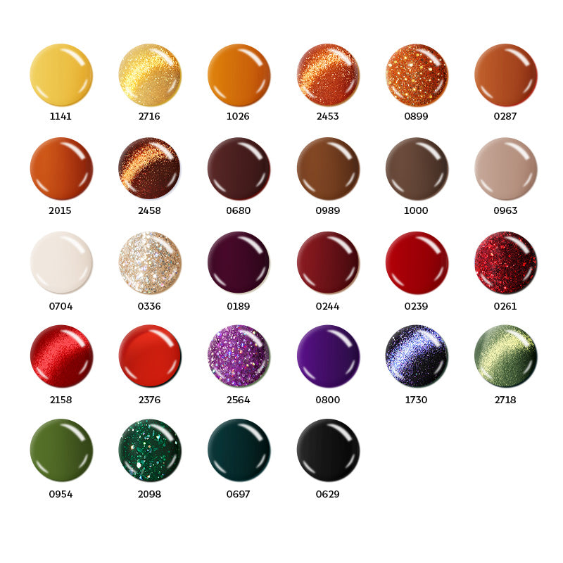 Golden Hour 28 Colors Gel Nail Polish Kit  MODELONES 