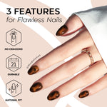 Classic Tortoise press on nails MODELONES 