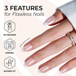 Glazed French Dots press on nails MODELONES 