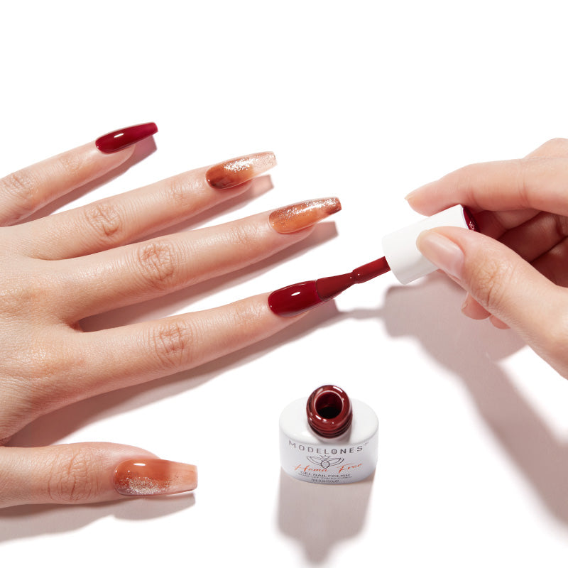 Neutral Latte Gel Polish Set MODELONES #neutral latte