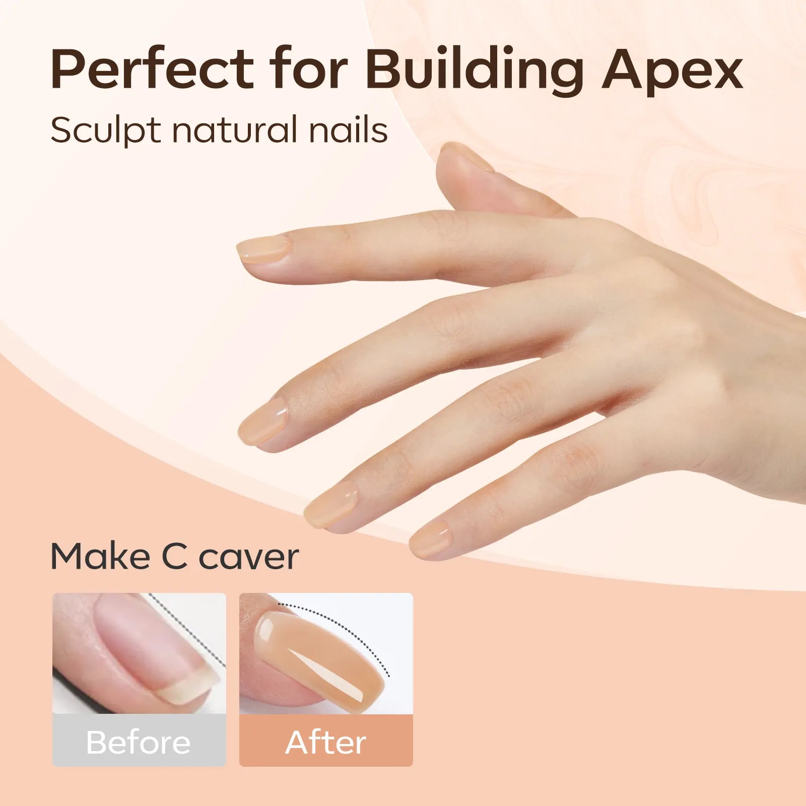 Breathable Skin Tone - 6 Colors 8-in-1 Builder Nail Gel Set 7ml【US/AU/EU ONLY】