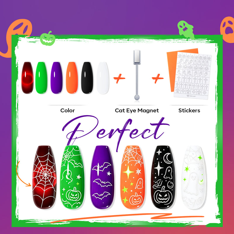 Spooky Hues Gel Polish Set MODELONES #spooky hues