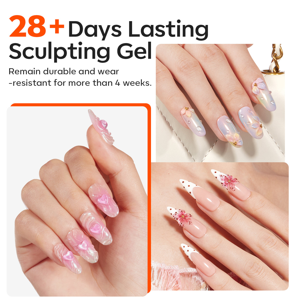Non-Stick Hands Solid Builder Gel 15g Solid Builder Gel MODELONES 