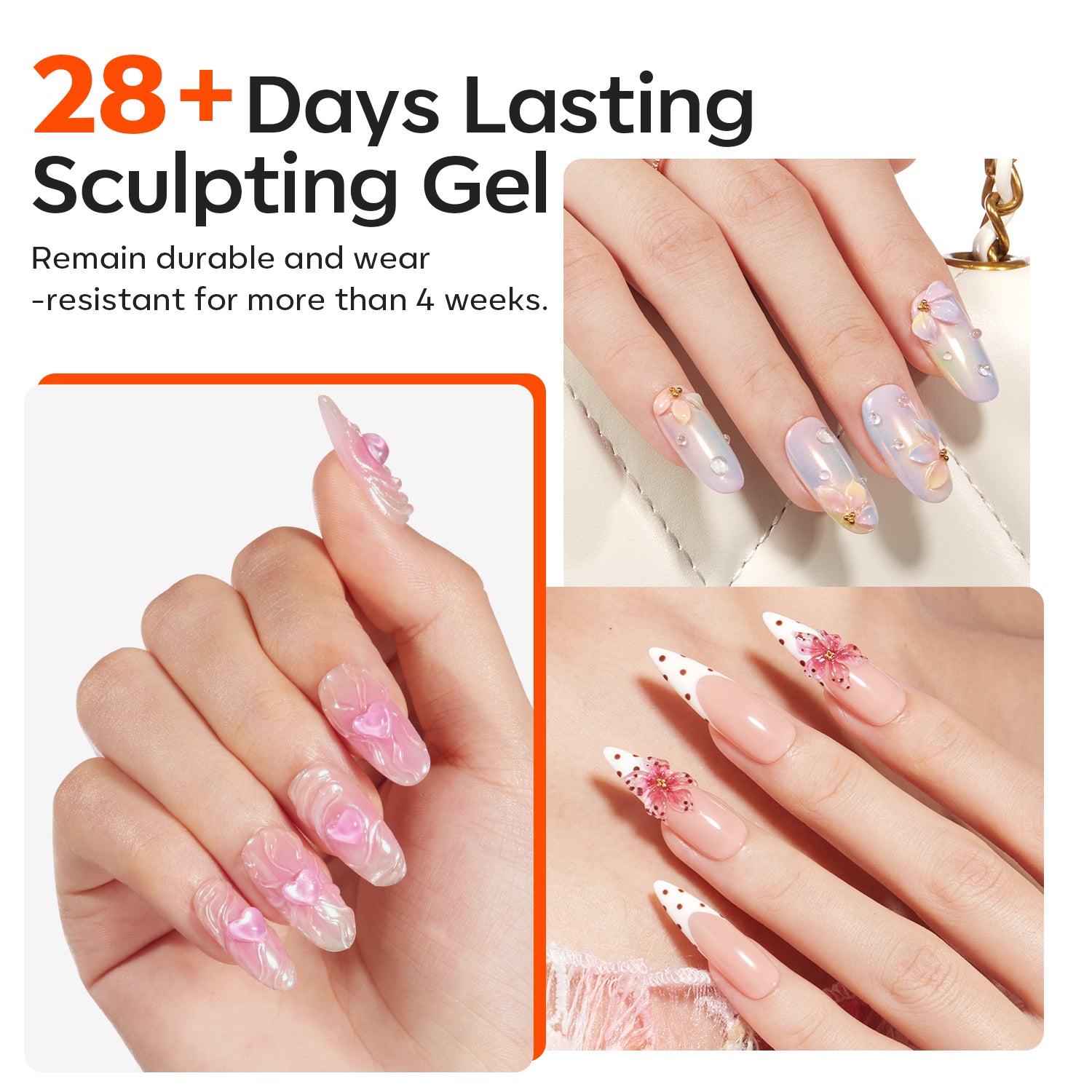 Non-Stick Hands Solid Builder Gel 15g Solid Builder Gel MODELONES 