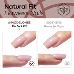 Cherry Mocha press on nails MODELONES 