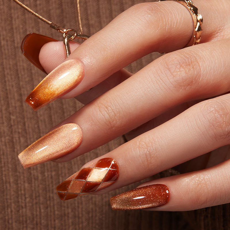 Golden Glow Gel Polish Set MODELONES #golden glow