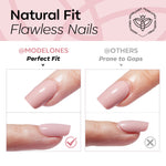 Pink Milky Dots press on nails MODELONES 