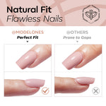 Glazed French Dots press on nails MODELONES 