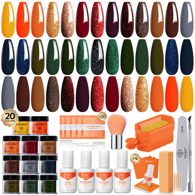 It's Your World - 46Pcs 20 Colors Dipping Powder Kit