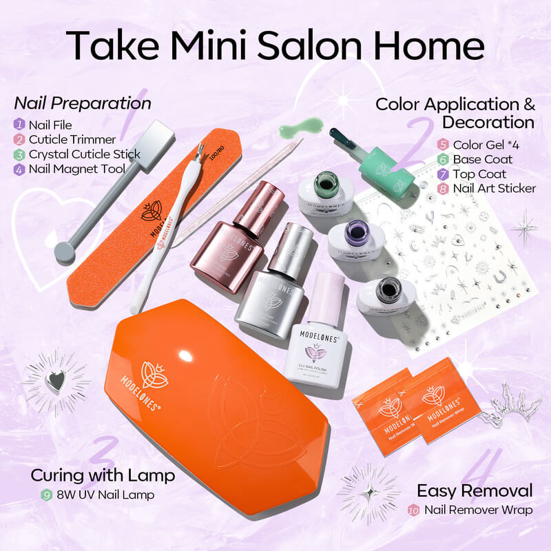 Crystal Power - Mini Salon Gel Polish Kit