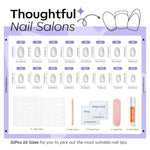 Silver Shimmer press on nails MODELONES 