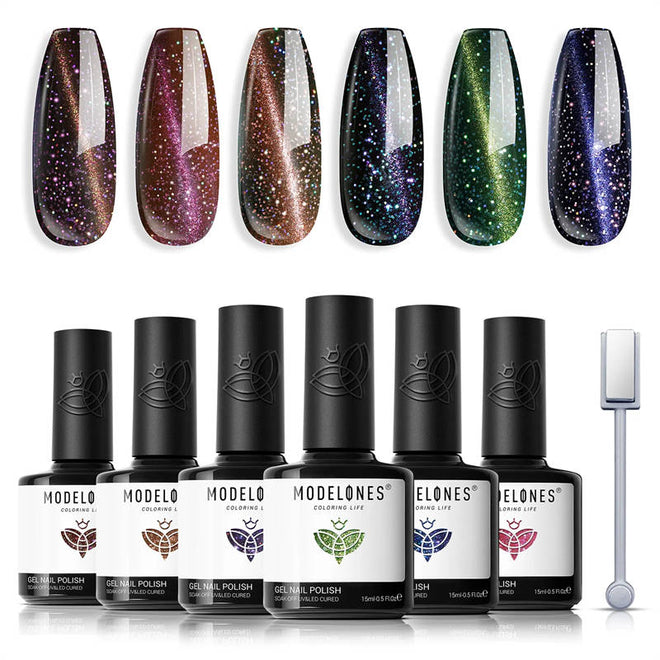 Celestial Shimmer - Best Seller Cat Eye Gel Polish Set【15ml*6】