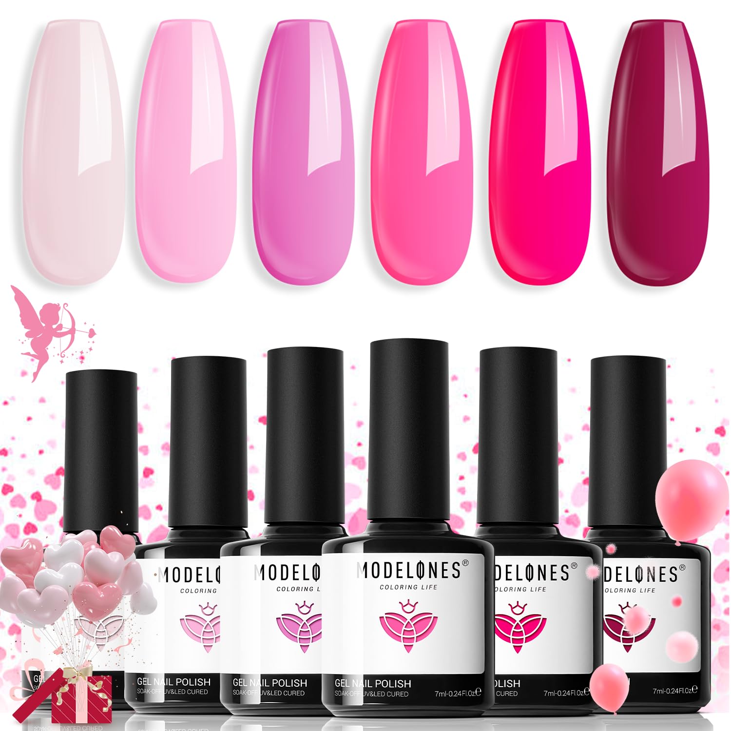You Look Perfect Tonight - 6 Colors Gel Nail Polish Set【US ONLY】