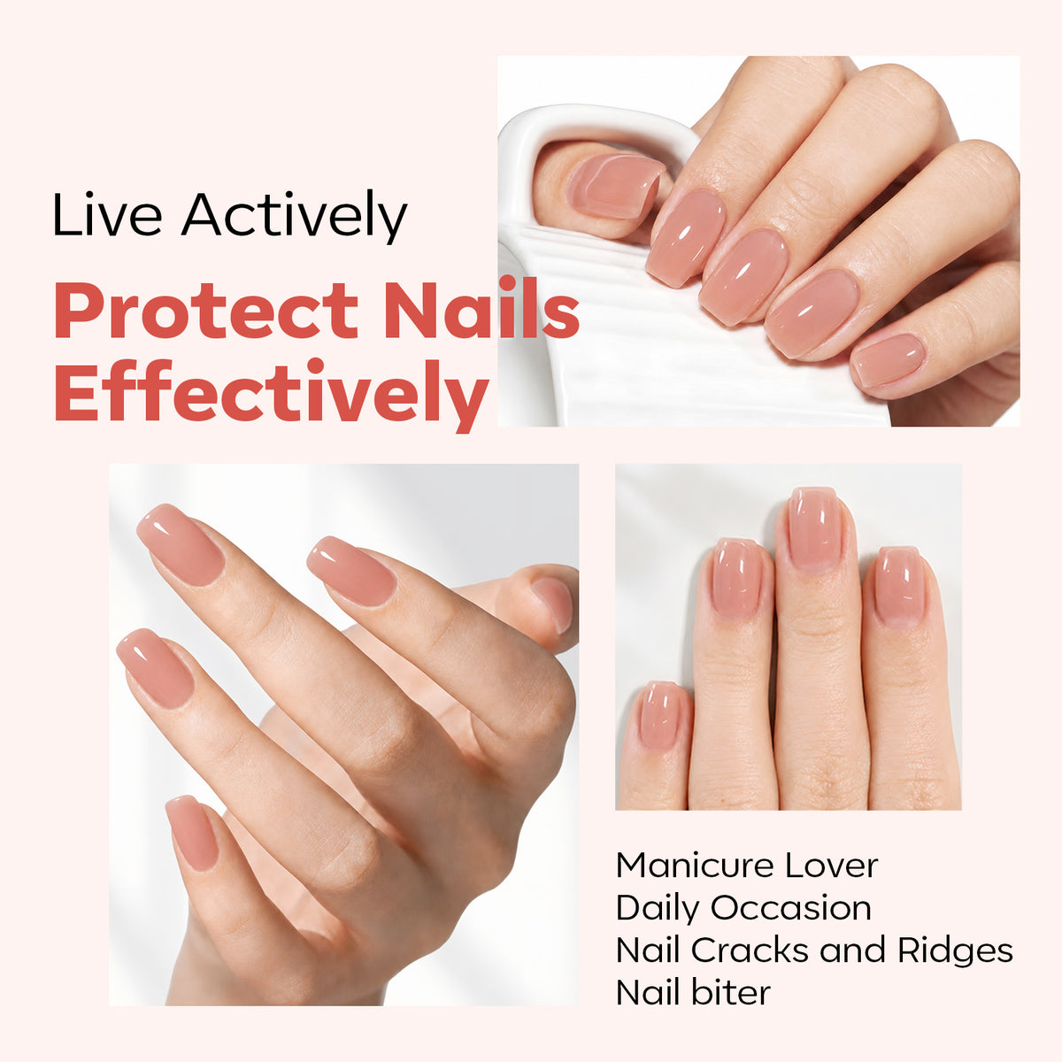 Nail Ridge Filler Strengthener Nail Care MODELONES 