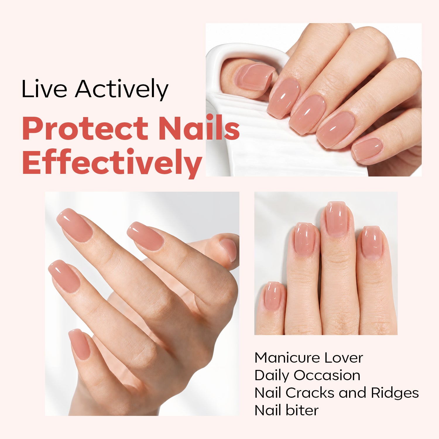 Nail Ridge Filler Strengthener Nail Care MODELONES 
