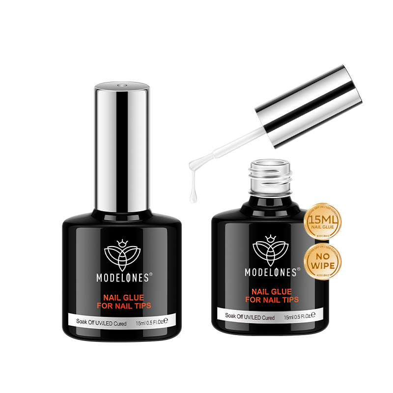 10-In-1 Multi-Functional No wipe Nail Glue Gel For Tips 15ml