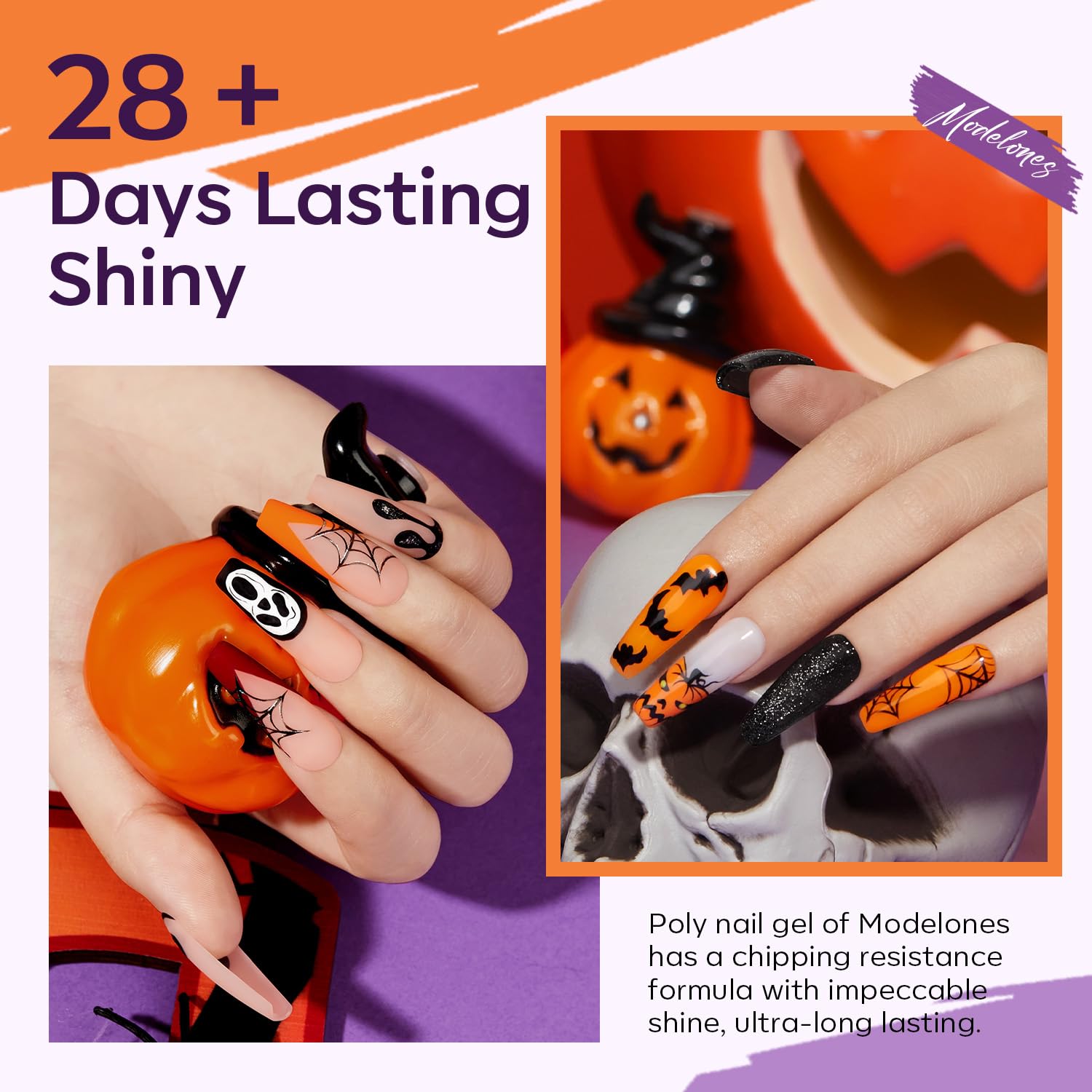 Halloween Party - 6 Colors Poly Nail Gel Kit