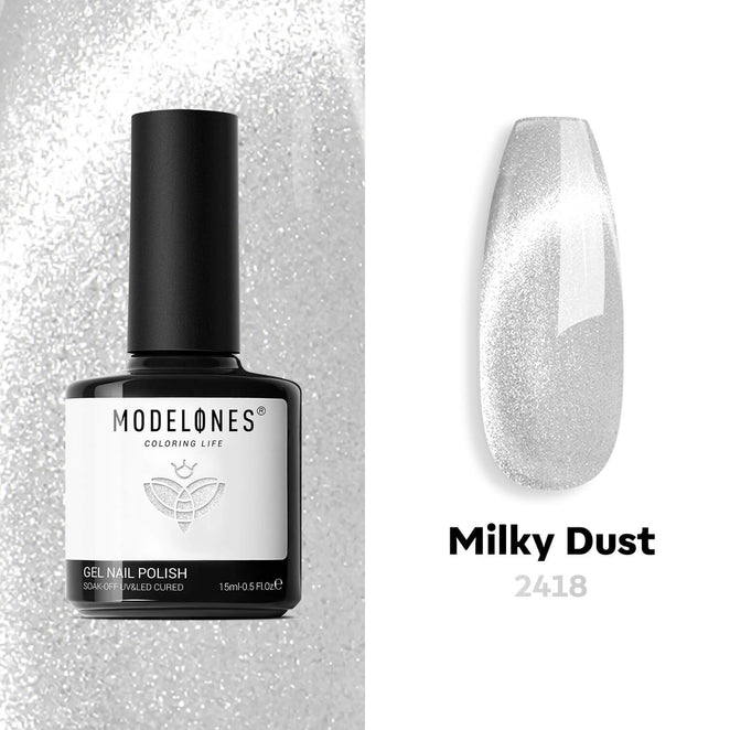 Milky Dust - Modelones Gel Nail Polish Cat Eye Gel 15ml