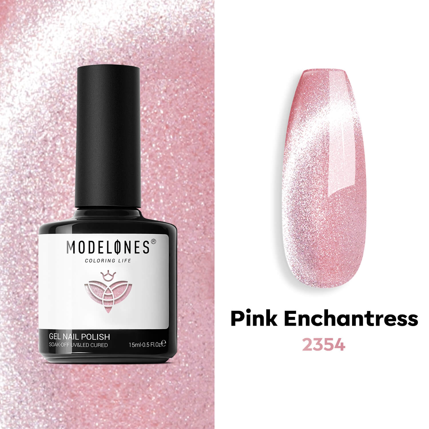 Pink Enchantress - Modelones Gel Nail Polish Cat Eye Gel 15ml