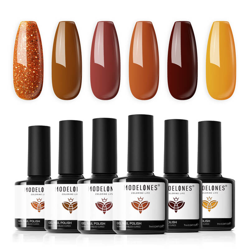 Harvest Celebration - 6 Shades Gel Nail Polish Set 7ml