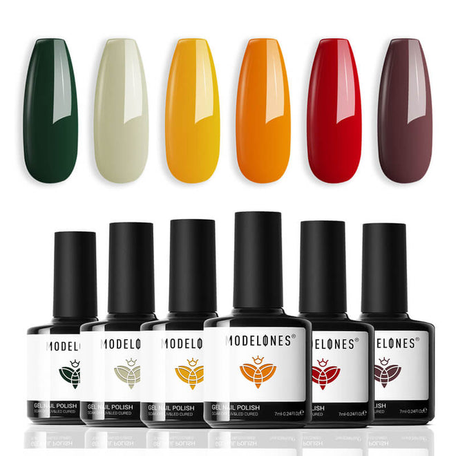 Maple - 6 Colors Gel Nail Polish Set