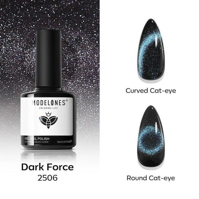 Dark Force - Modelones Gel Nail Polish Cat Eye Gel 15ml