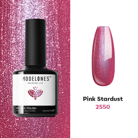 Pink Stardust - Modelones Gel Nail Polish Inspire Gel 15ml