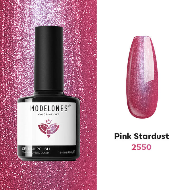 Pink Stardust - Modelones Gel Nail Polish Inspire Gel 15ml