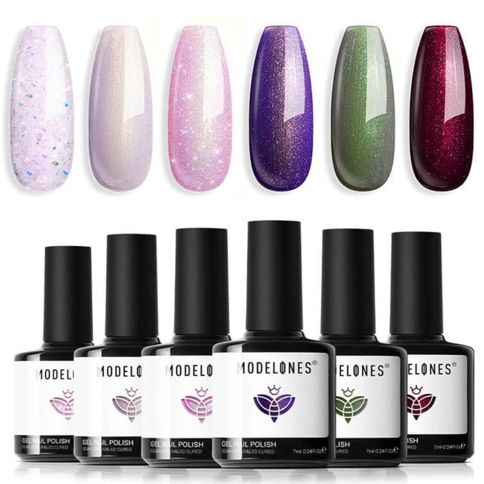 Embrace of Thorns - 6 Shades Gel Nail Polish Set 7ml