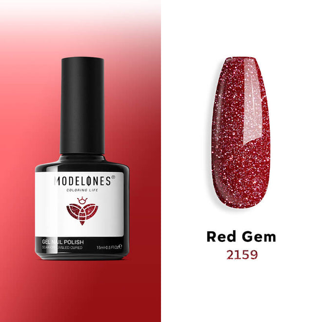 Red Gem - Modelones Gel Nail Polish Inspire Gel 15ml