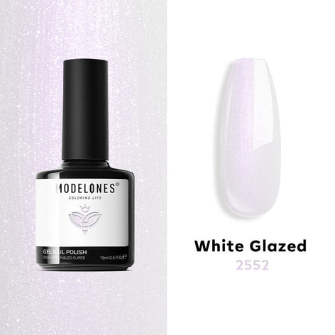 White Glazed - Modelones Gel Nail Polish Inspire Gel 15ml