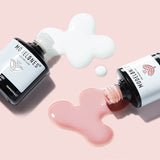 Snowy Blush - 2 Colors Gel Nail Polish Duo 15ml