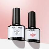 Snowy Blush - 2 Colors Gel Nail Polish Duo 15ml