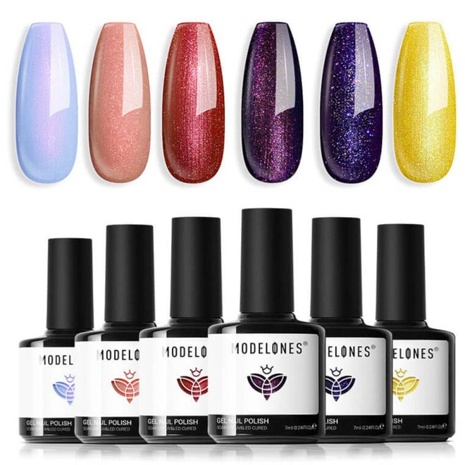 Tropical Sunset - 6 Shades Gel Nail Polish Set 7ml