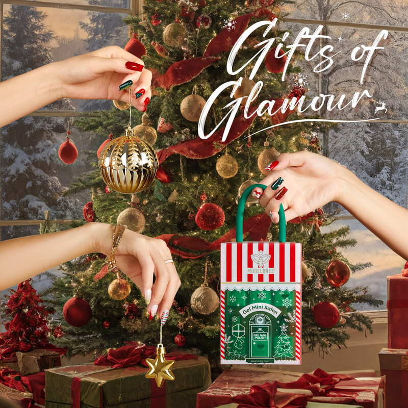 Holly Jolly - Mini Salon Gel Nail Polish Kit