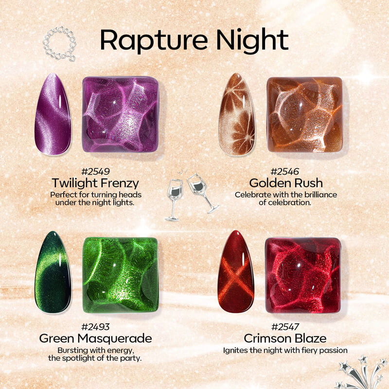 Rapture Night - Mini Salon Gel Nail Polish Kit