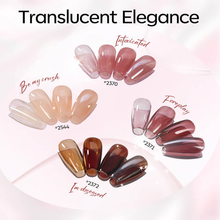 Juice Jelly - Mini Salon Gel Nail Polish Kit Gel Polish Kit MODELONES #juice-jelly