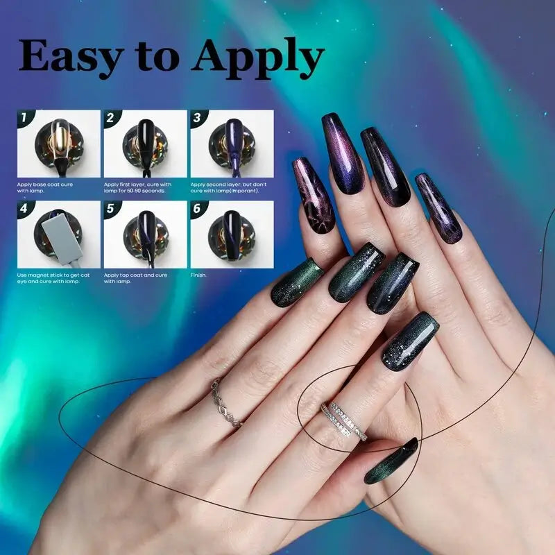 Queen of the Night - 25Pcs 20Colors Gel Nail Polish Kit Gel Polish Kit MODELONES 