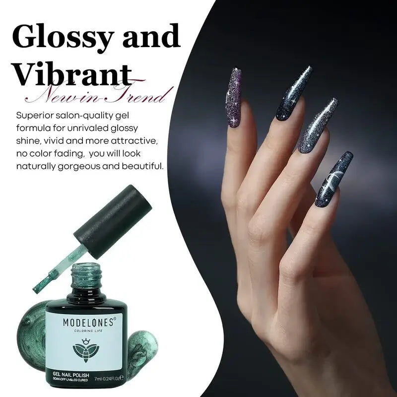 Queen of the Night - 25Pcs 20Colors Gel Nail Polish Kit Gel Polish Kit MODELONES 