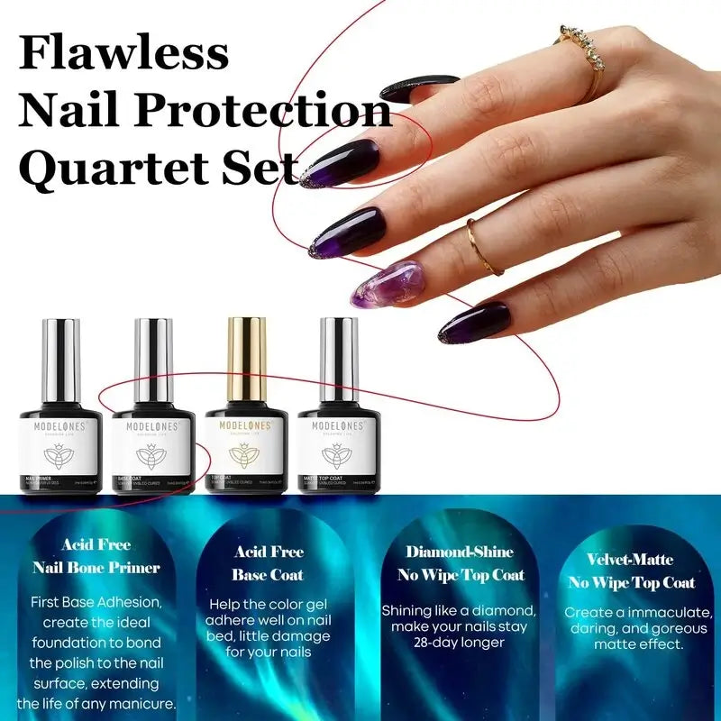 Queen of the Night - 25Pcs 20Colors Gel Nail Polish Kit Gel Polish Kit MODELONES 