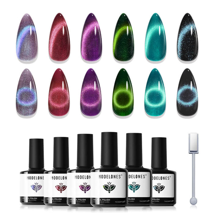 Galaxy - 6 Shades Gel Nail Polish Set 7ml