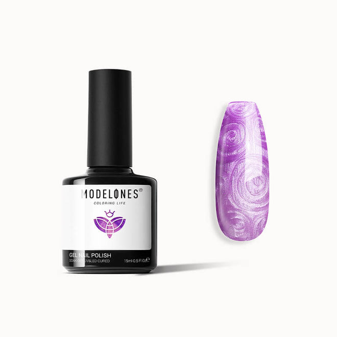 Purple Shell Thread - Modelones Gel Nail Polish Inspire Gel 15ml