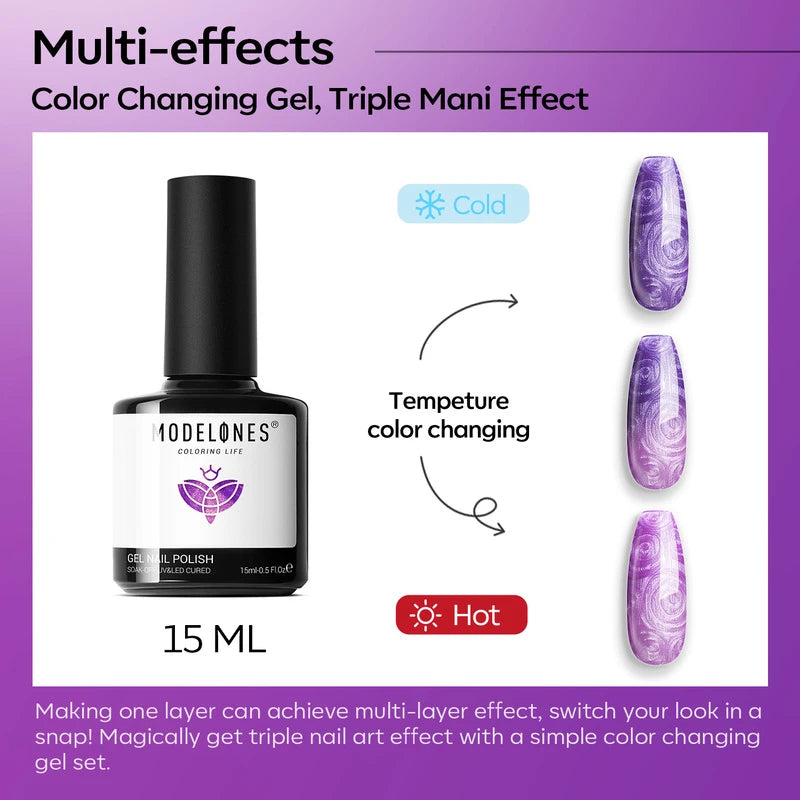 Purple Shell Thread- Inspire Gel 15ml | Modelones Gel Nail Polish ...