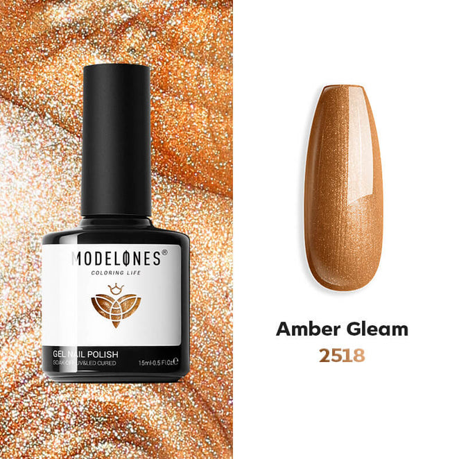 Amber Gleam - Modelones Gel Nail Polish Inspire Gel 15ml