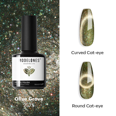 Olive Grove - Modelones Gel Nail Polish Cat Eye Gel 15ml