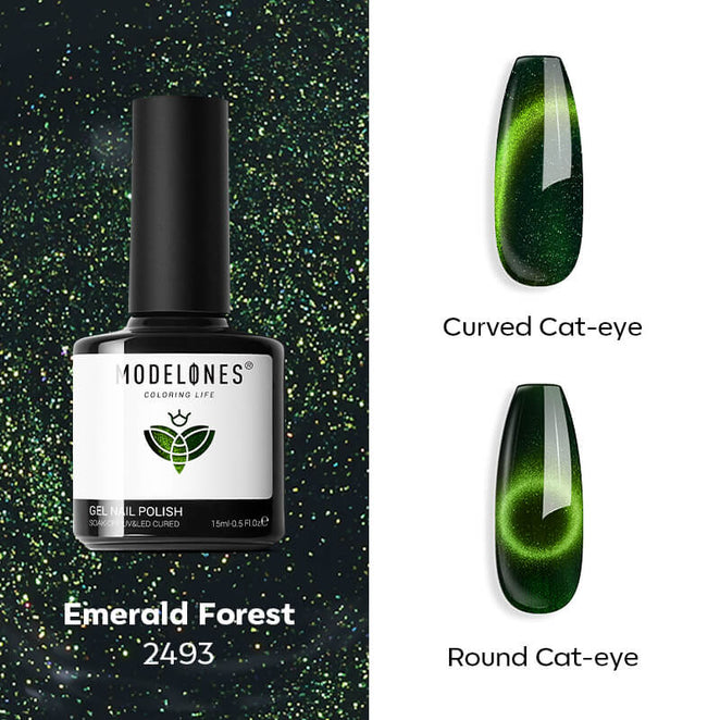 Emerald Forest - Modelones Gel Nail Polish Cat Eye Gel 15ml