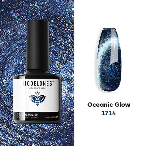 Oceanic Glow - Modelones Gel Nail Polish Cat Eye Gel 15ml