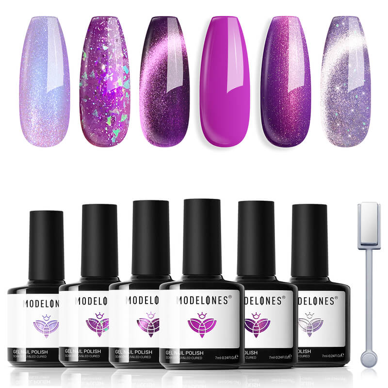 Mirrorball - 6 Shades Gel Nail Polish Set 7ml